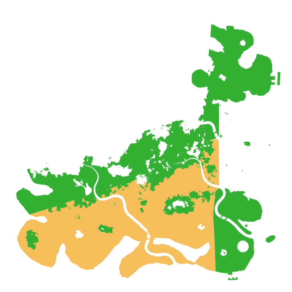 Biome Rust Map: Procedural Map, Size: 4500, Seed: 1488281673