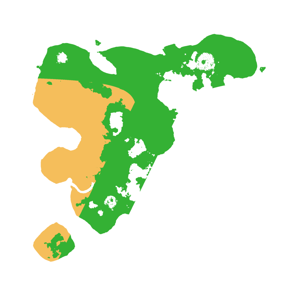 Biome Rust Map: Procedural Map, Size: 2500, Seed: 977018948