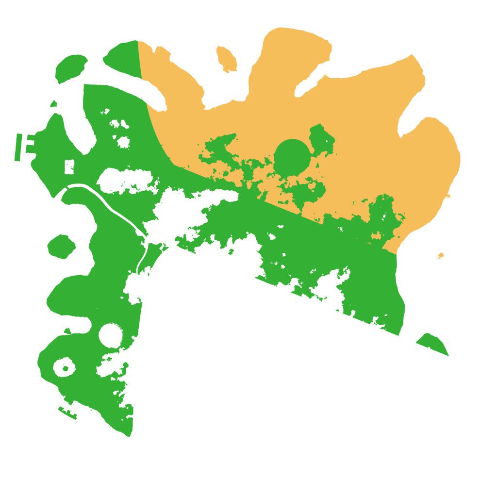 Biome Rust Map: Procedural Map, Size: 3650, Seed: 97625345