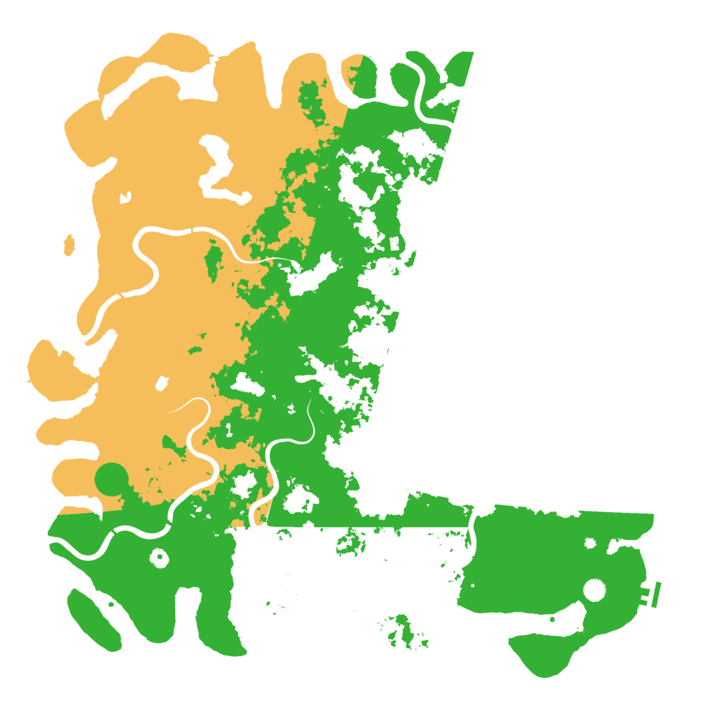 Biome Rust Map: Procedural Map, Size: 5500, Seed: 723474571