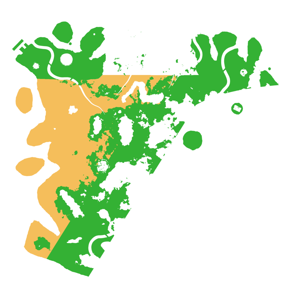 Biome Rust Map: Procedural Map, Size: 4350, Seed: 926709350