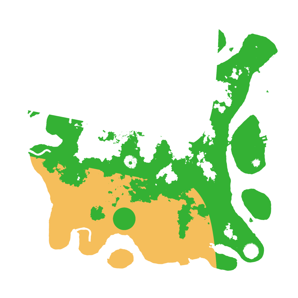 Biome Rust Map: Procedural Map, Size: 3500, Seed: 587193591