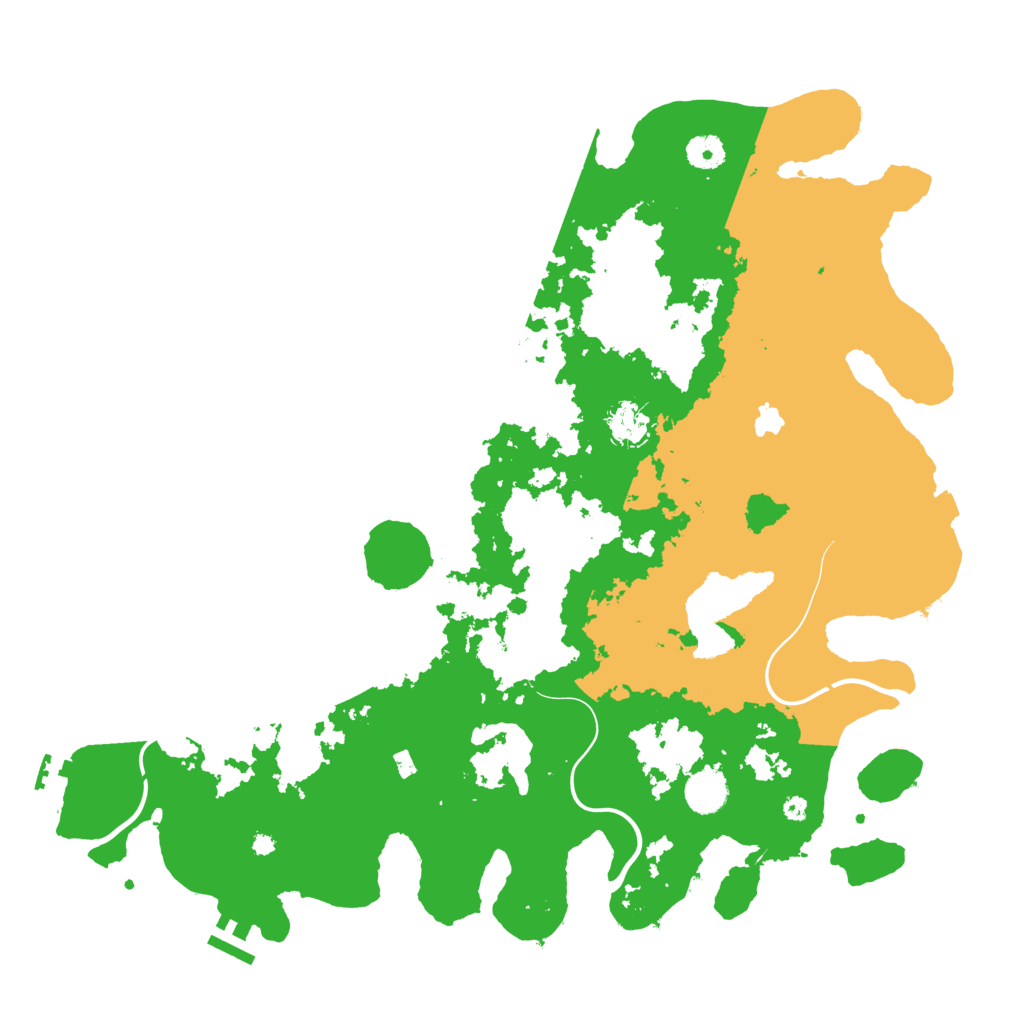 Biome Rust Map: Procedural Map, Size: 4200, Seed: 2211234
