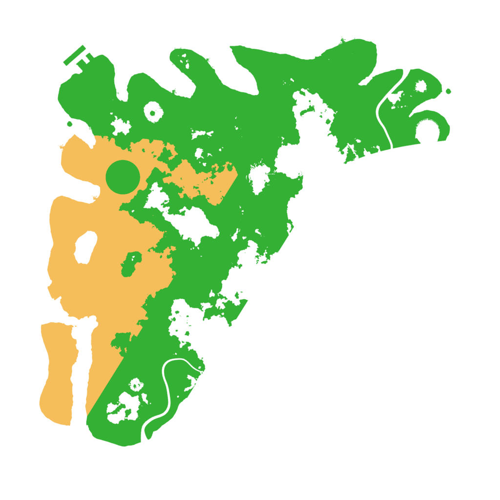 Biome Rust Map: Procedural Map, Size: 3850, Seed: 54407888