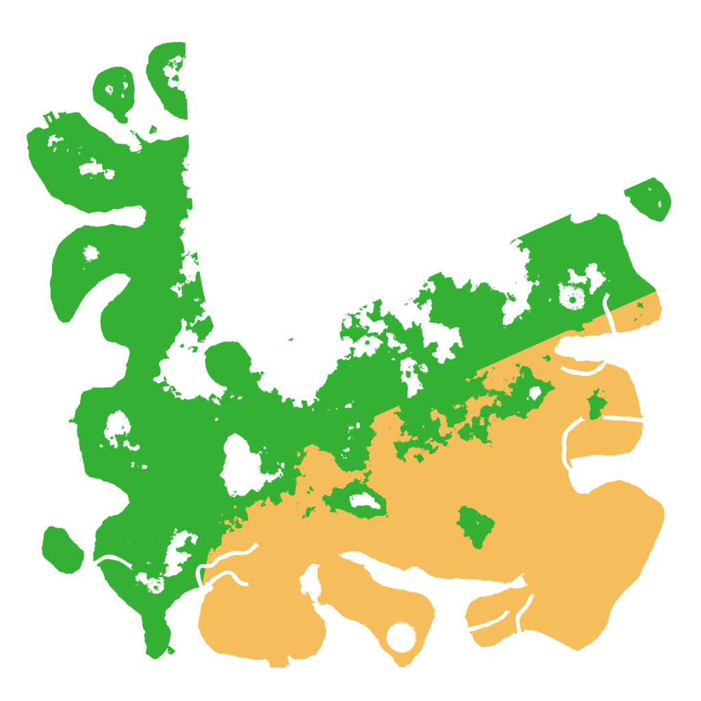 Biome Rust Map: Procedural Map, Size: 4200, Seed: 40001