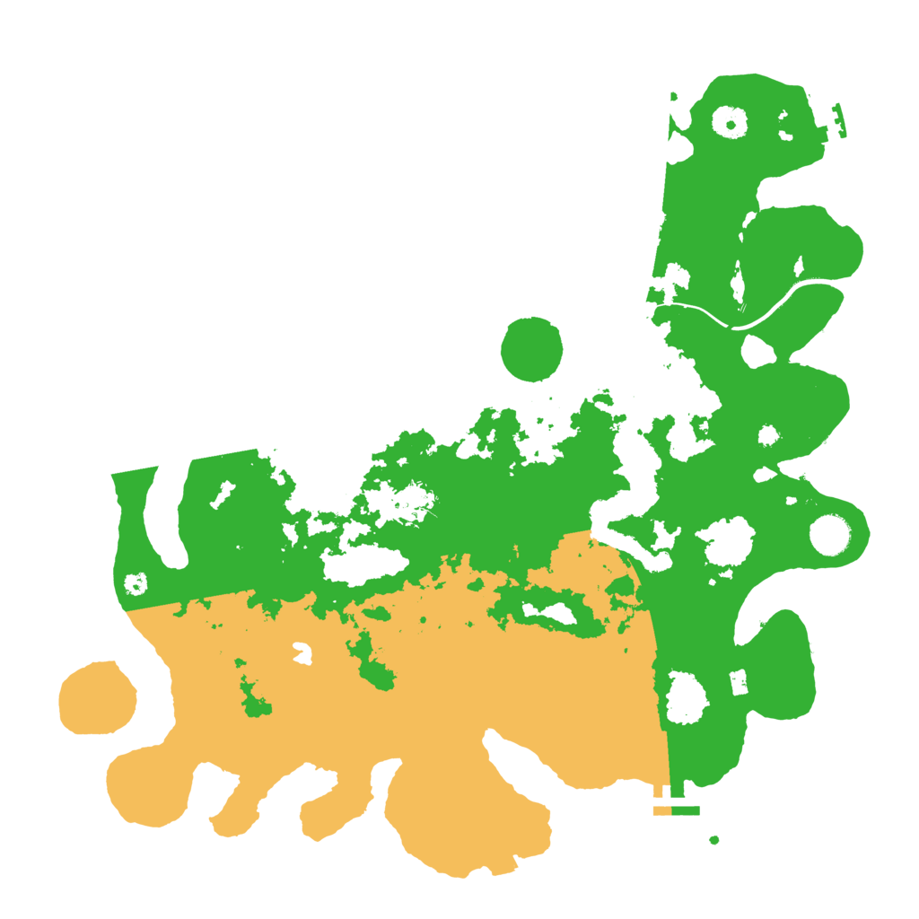 Biome Rust Map: Procedural Map, Size: 4000, Seed: 35323445