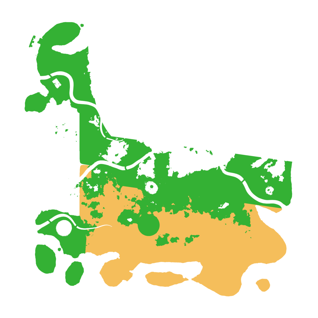 Biome Rust Map: Procedural Map, Size: 3850, Seed: 42110540