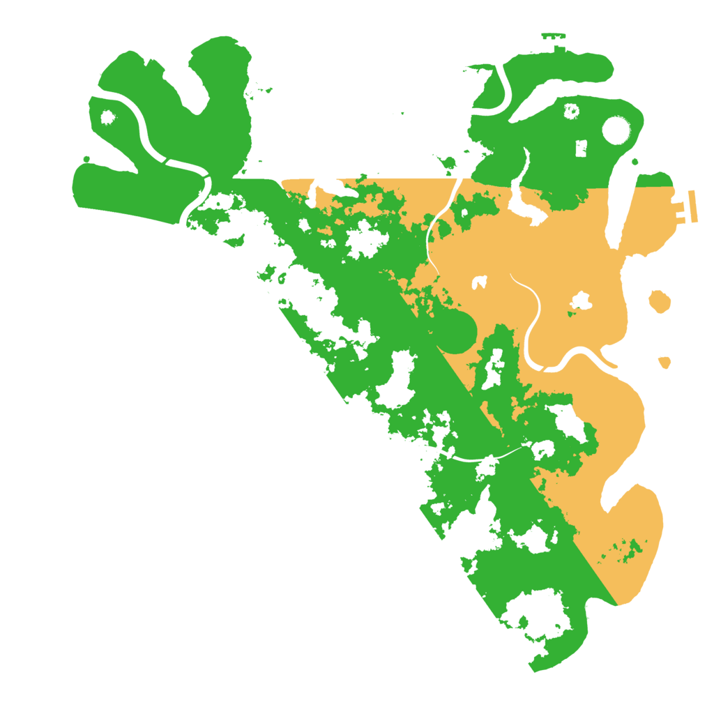 Biome Rust Map: Procedural Map, Size: 4500, Seed: 1988474