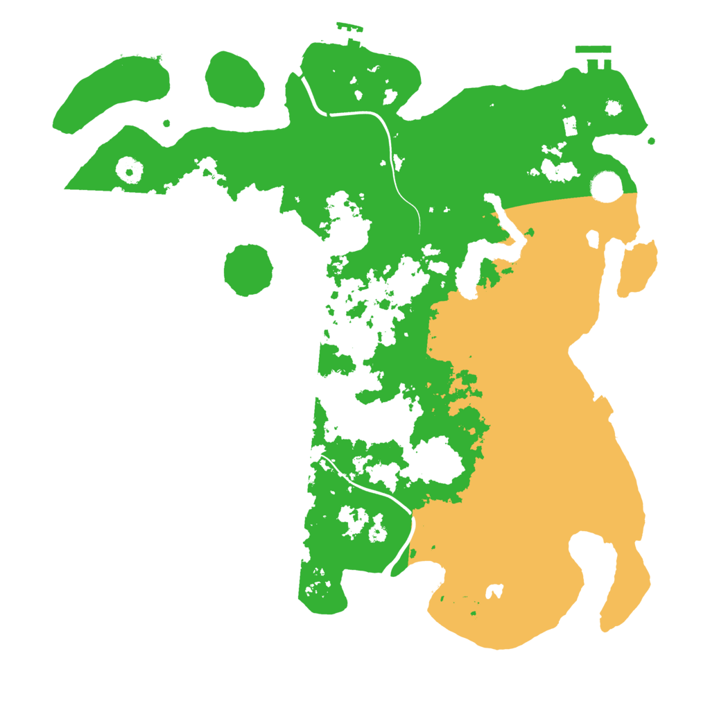 Biome Rust Map: Procedural Map, Size: 4000, Seed: 879487