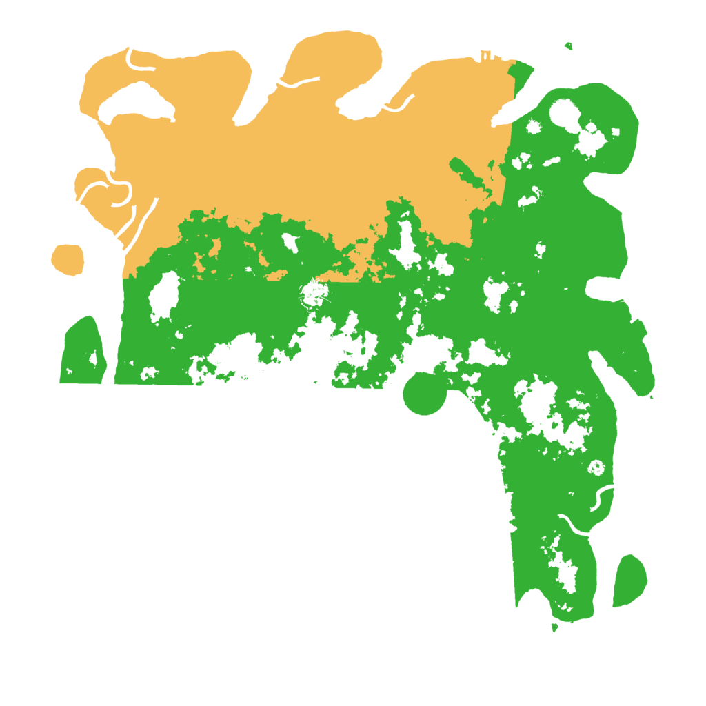 Biome Rust Map: Procedural Map, Size: 4500, Seed: 984336117