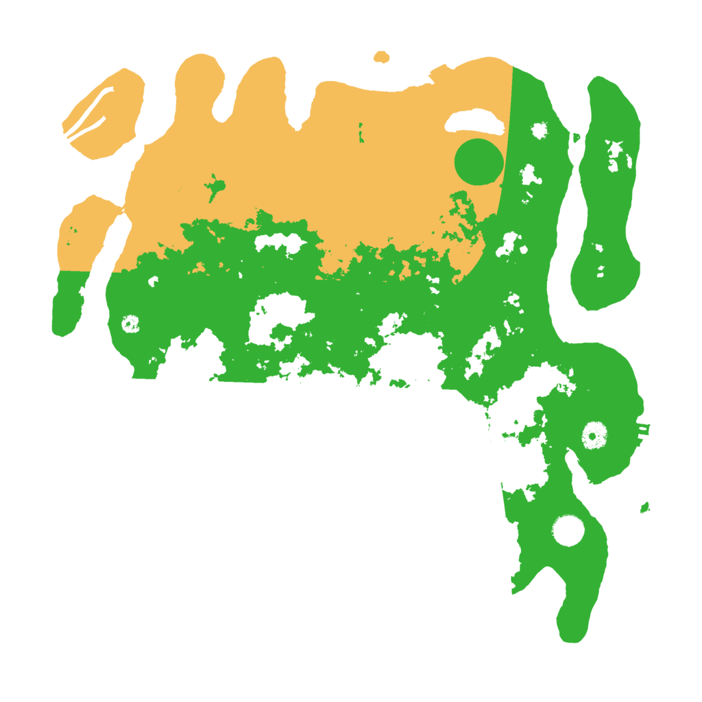 Biome Rust Map: Procedural Map, Size: 3950, Seed: 96468654