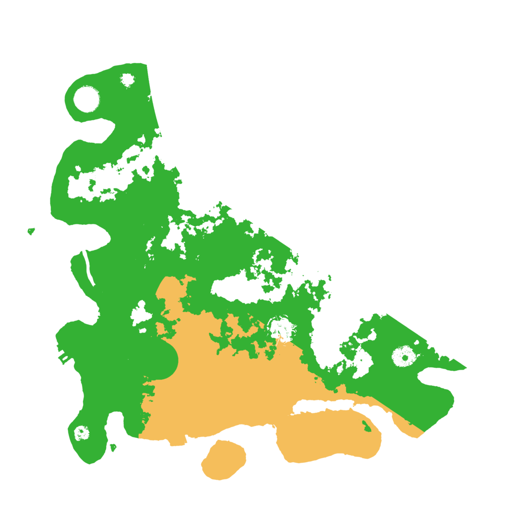 Biome Rust Map: Procedural Map, Size: 3500, Seed: 2031300881