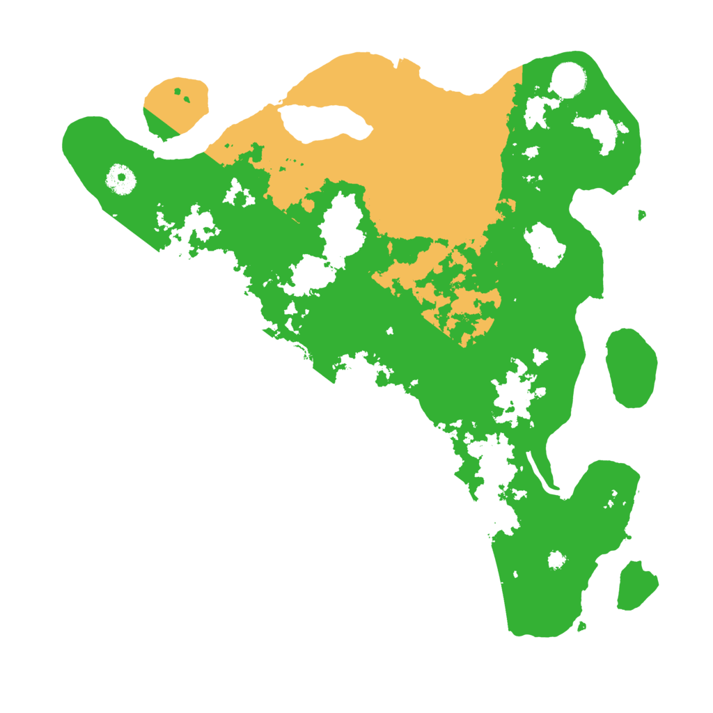 Biome Rust Map: Procedural Map, Size: 3650, Seed: 55986833