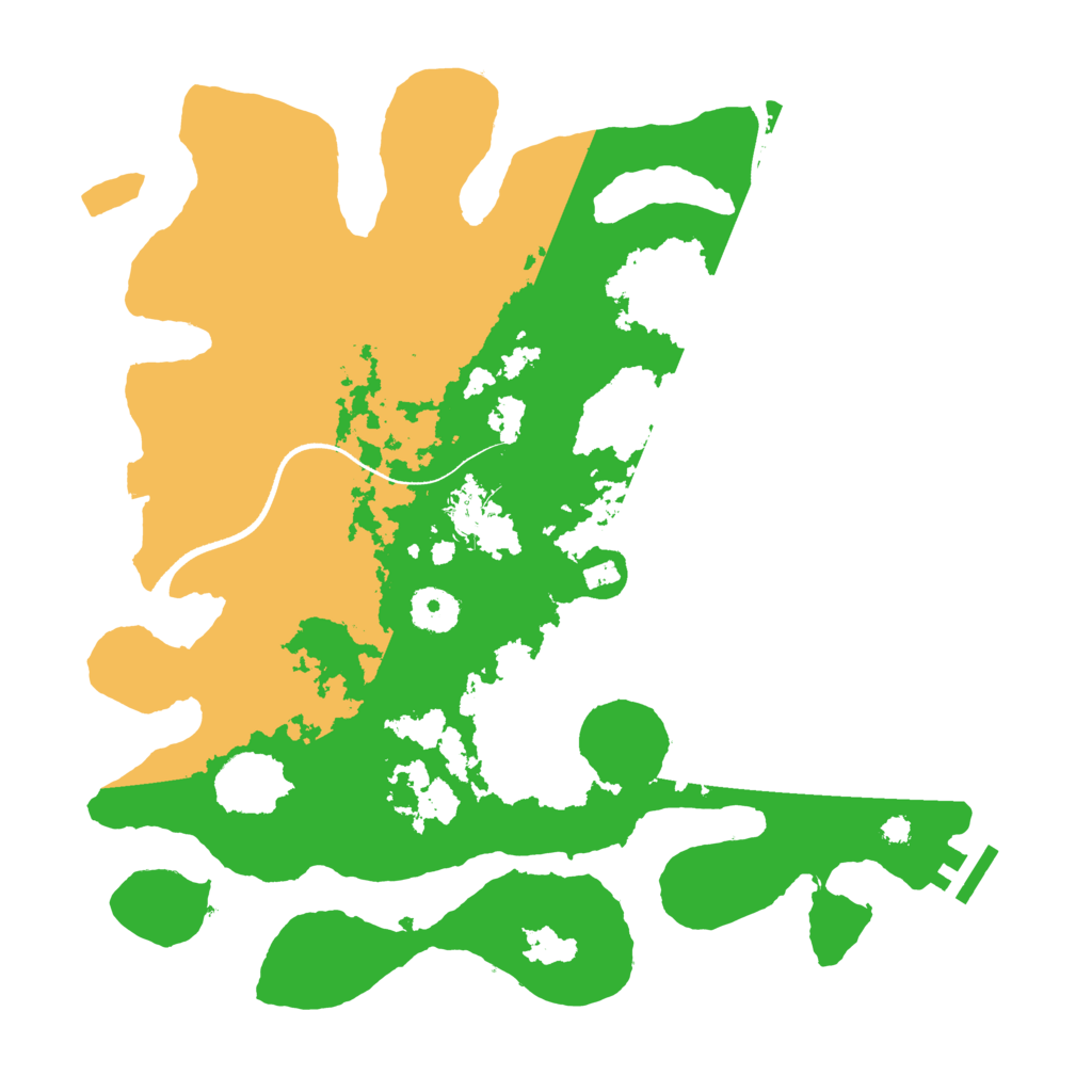 Biome Rust Map: Procedural Map, Size: 3500, Seed: 1520349432