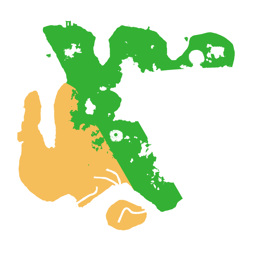 Biome Rust Map: Procedural Map, Size: 3000, Seed: 68938