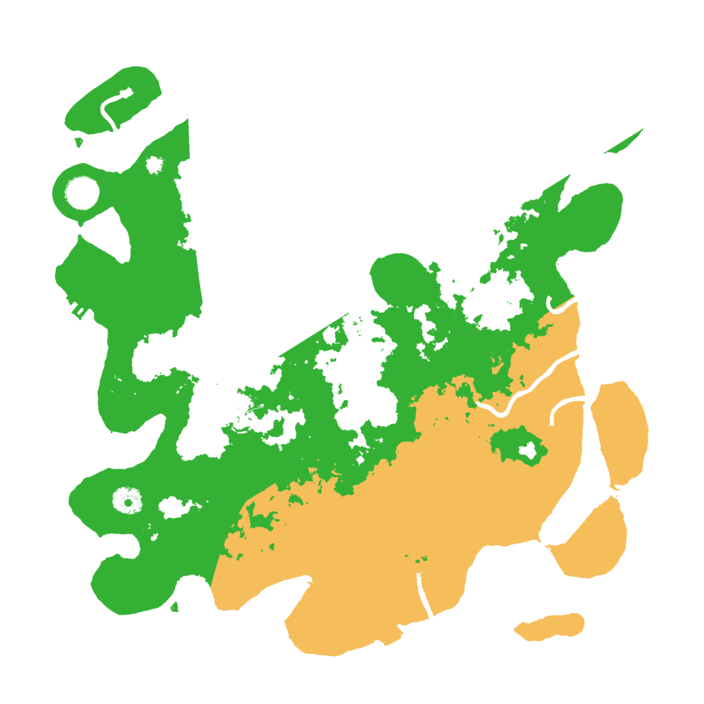 Biome Rust Map: Procedural Map, Size: 3700, Seed: 816927354