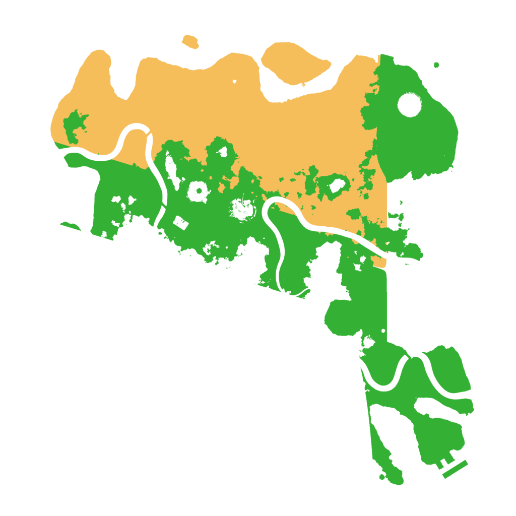 Biome Rust Map: Procedural Map, Size: 3800, Seed: 19999804