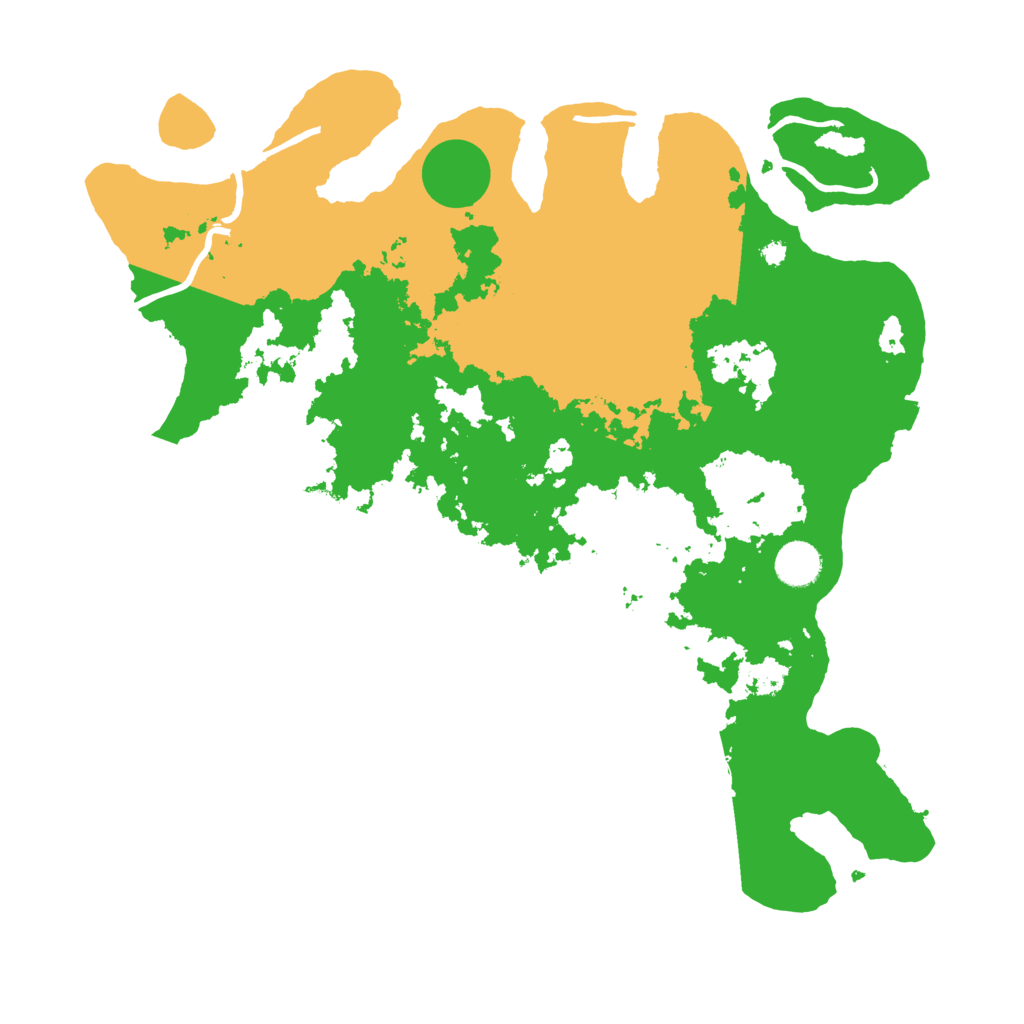 Biome Rust Map: Procedural Map, Size: 3950, Seed: 94223207