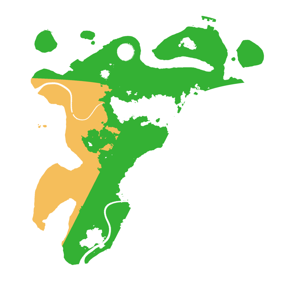 Biome Rust Map: Procedural Map, Size: 3000, Seed: 133747876