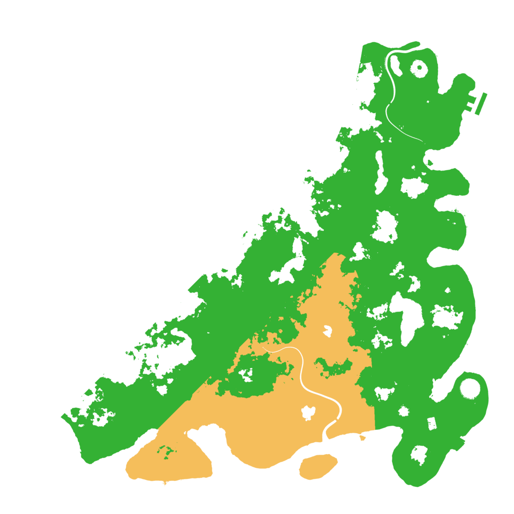 Biome Rust Map: Procedural Map, Size: 4500, Seed: 1480965385