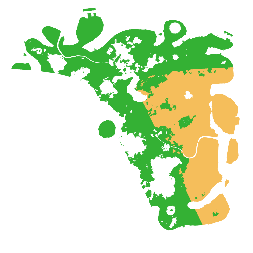 Biome Rust Map: Procedural Map, Size: 4000, Seed: 124444890