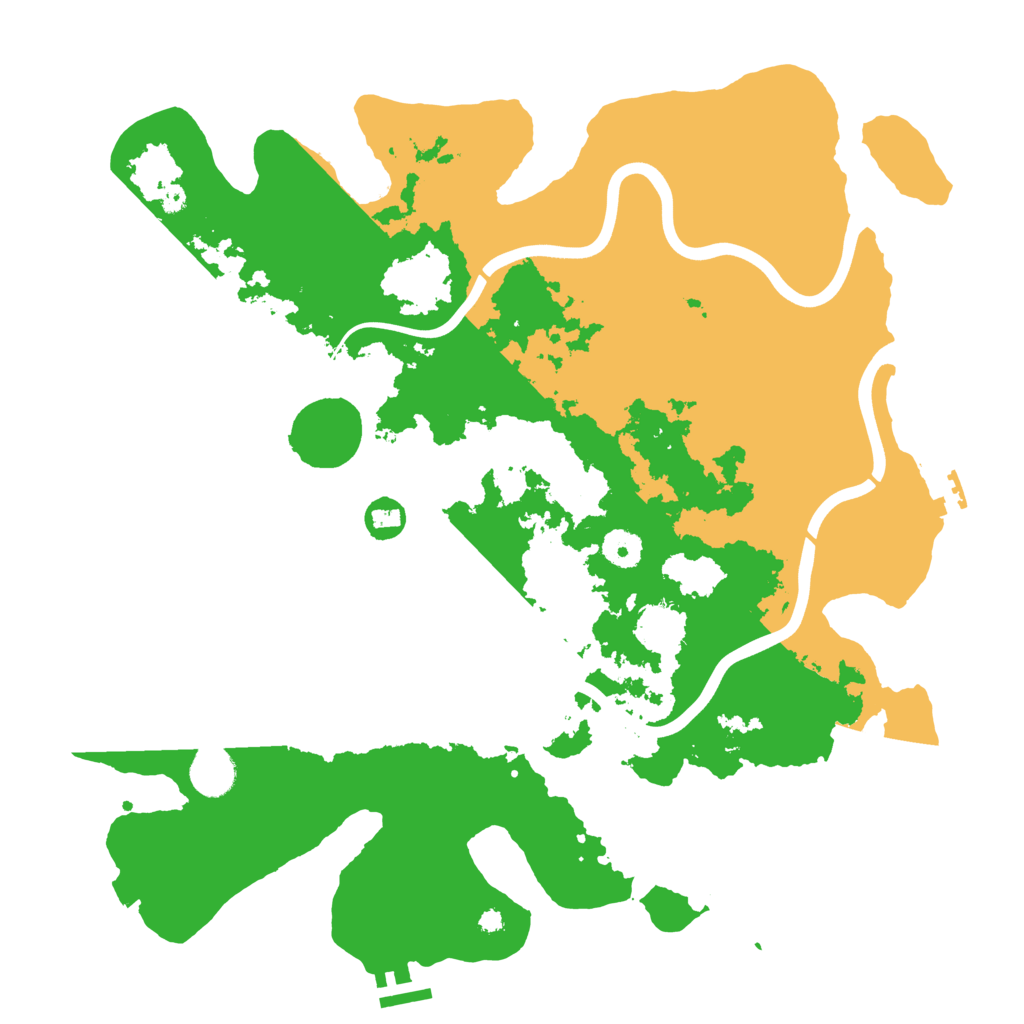 Biome Rust Map: Procedural Map, Size: 3950, Seed: 75698031