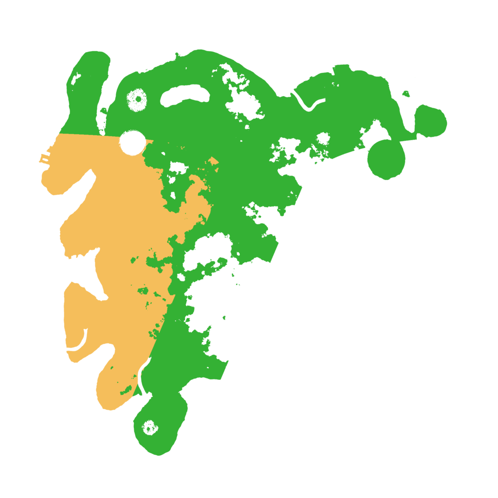 Biome Rust Map: Procedural Map, Size: 3500, Seed: 869005097