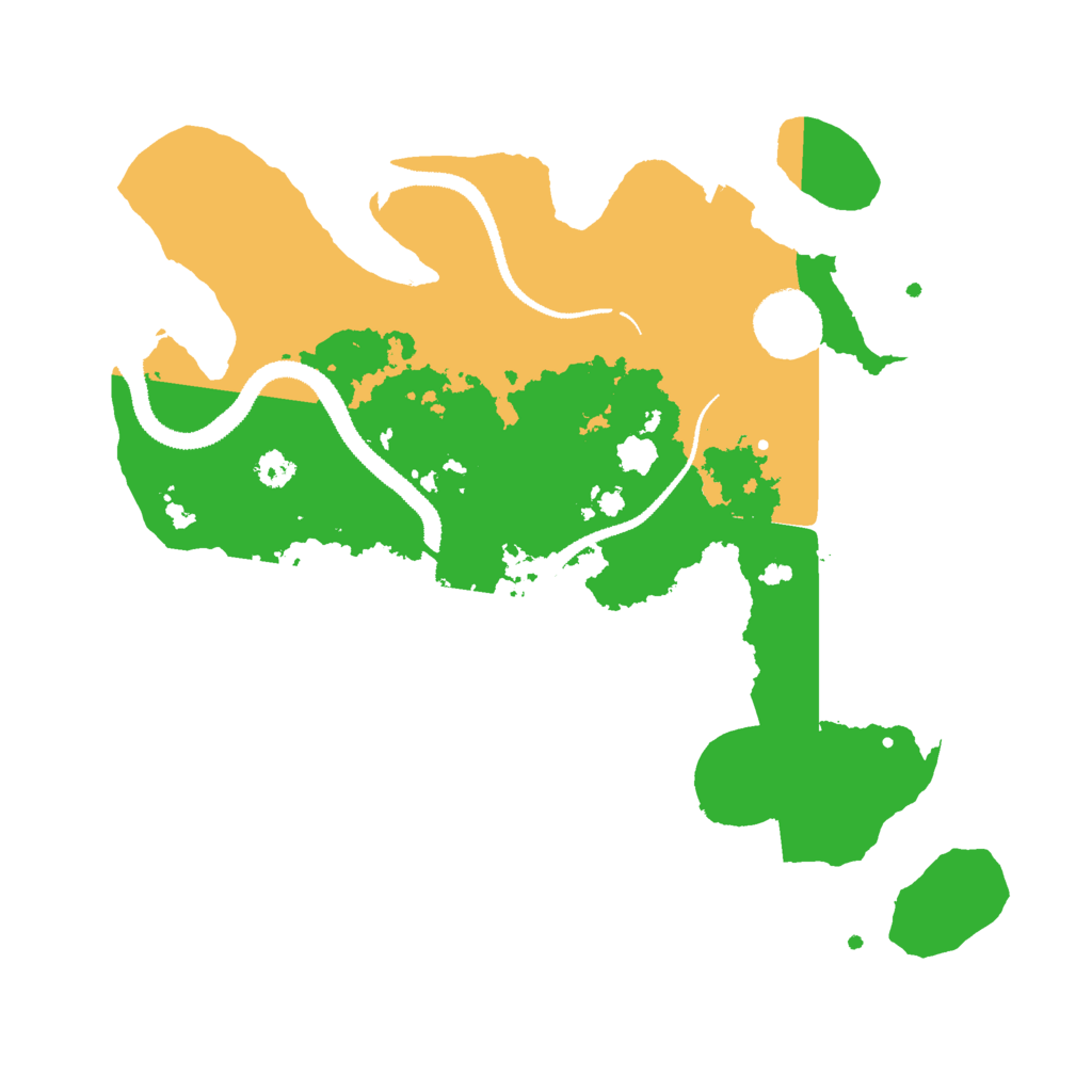 Biome Rust Map: Procedural Map, Size: 3000, Seed: 626886409