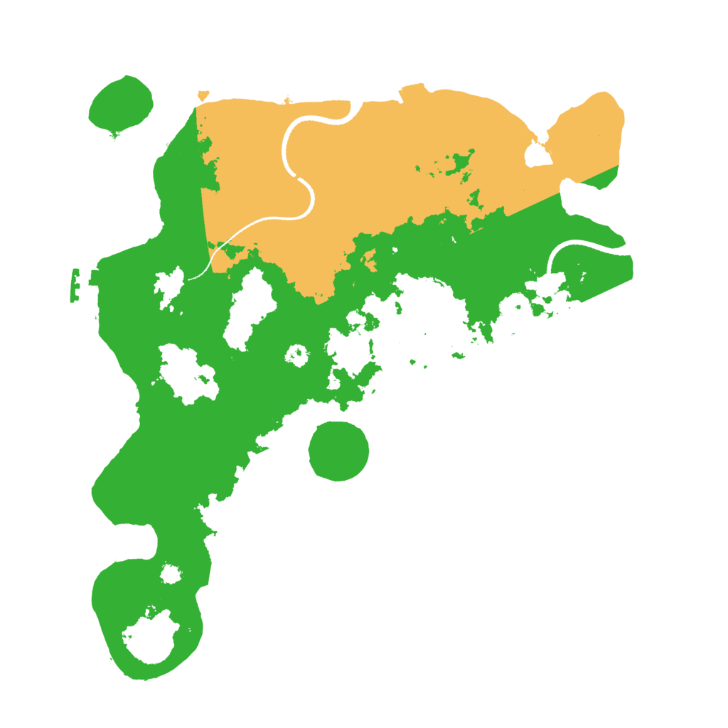 Biome Rust Map: Procedural Map, Size: 3250, Seed: 25680
