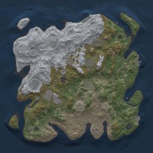 Thumbnail Rust Map: Procedural Map, Size: 3750, Seed: 4568566, 18 Monuments