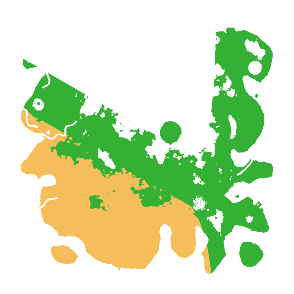 Biome Rust Map: Procedural Map, Size: 3800, Seed: 126945001