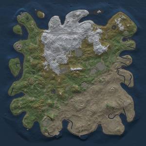 Thumbnail Rust Map: Procedural Map, Size: 4500, Seed: 81979618, 18 Monuments