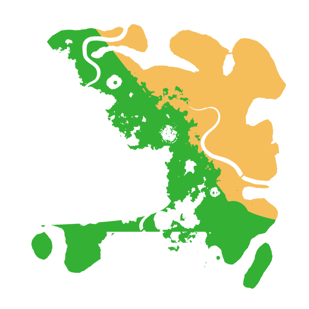 Biome Rust Map: Procedural Map, Size: 3250, Seed: 1127178465
