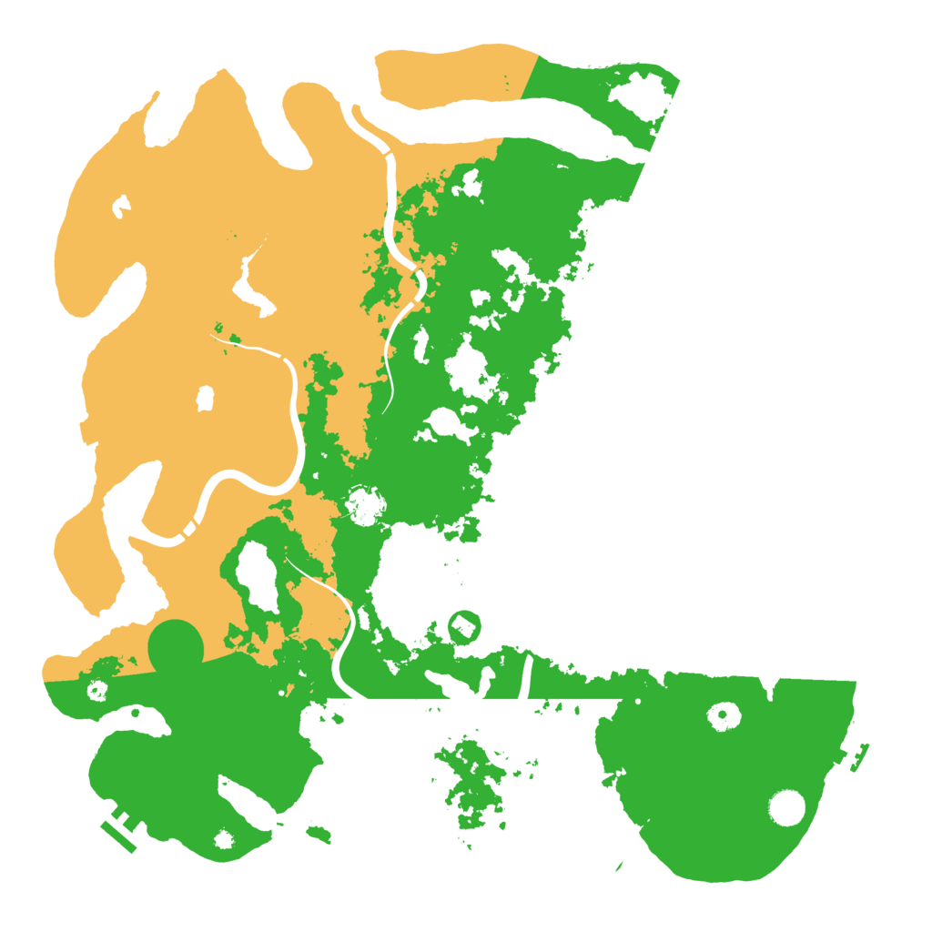 Biome Rust Map: Procedural Map, Size: 4500, Seed: 952484298