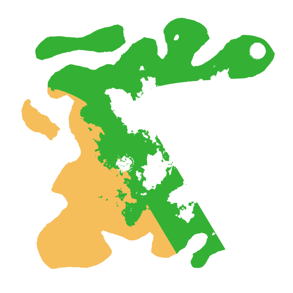 Biome Rust Map: Barren, Size: 3200, Seed: 53467