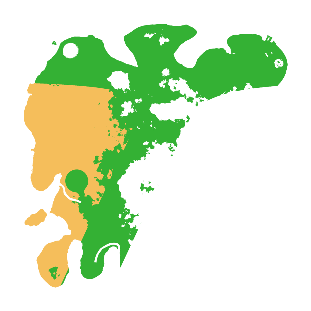 Biome Rust Map: Procedural Map, Size: 3600, Seed: 10510