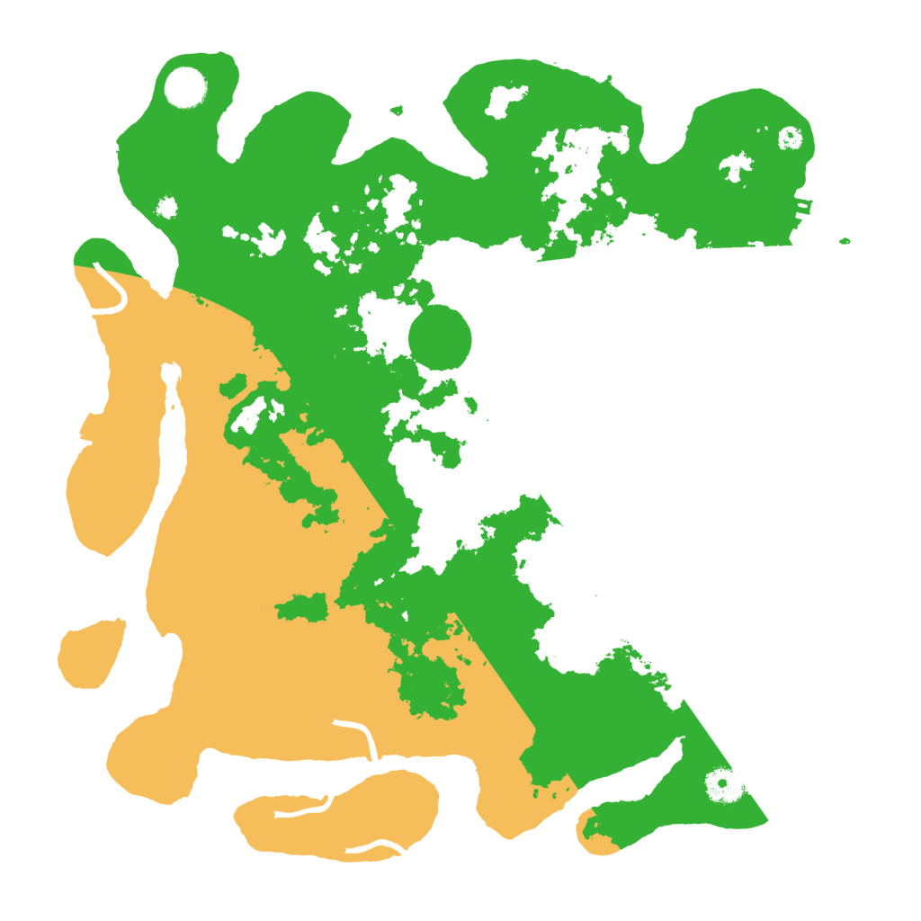 Biome Rust Map: Procedural Map, Size: 3900, Seed: 76867618