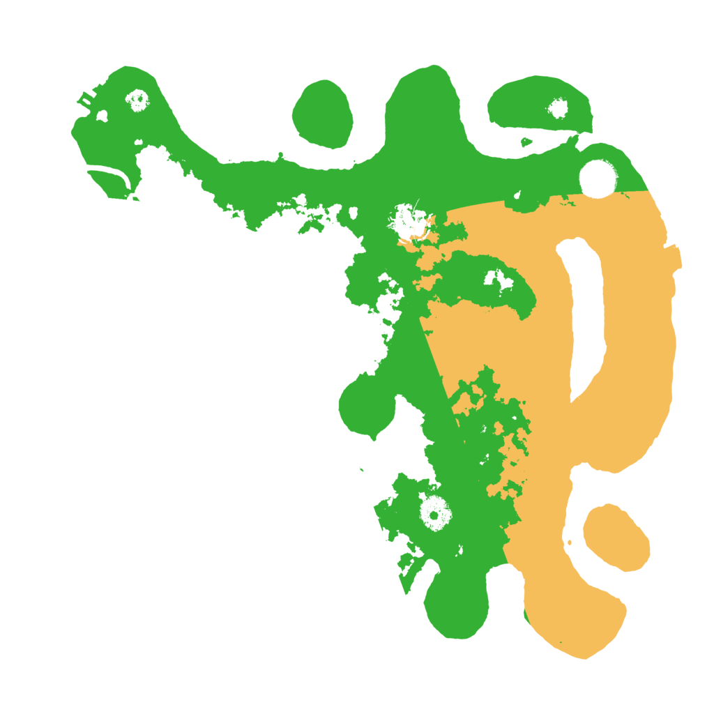 Biome Rust Map: Procedural Map, Size: 3350, Seed: 25412423