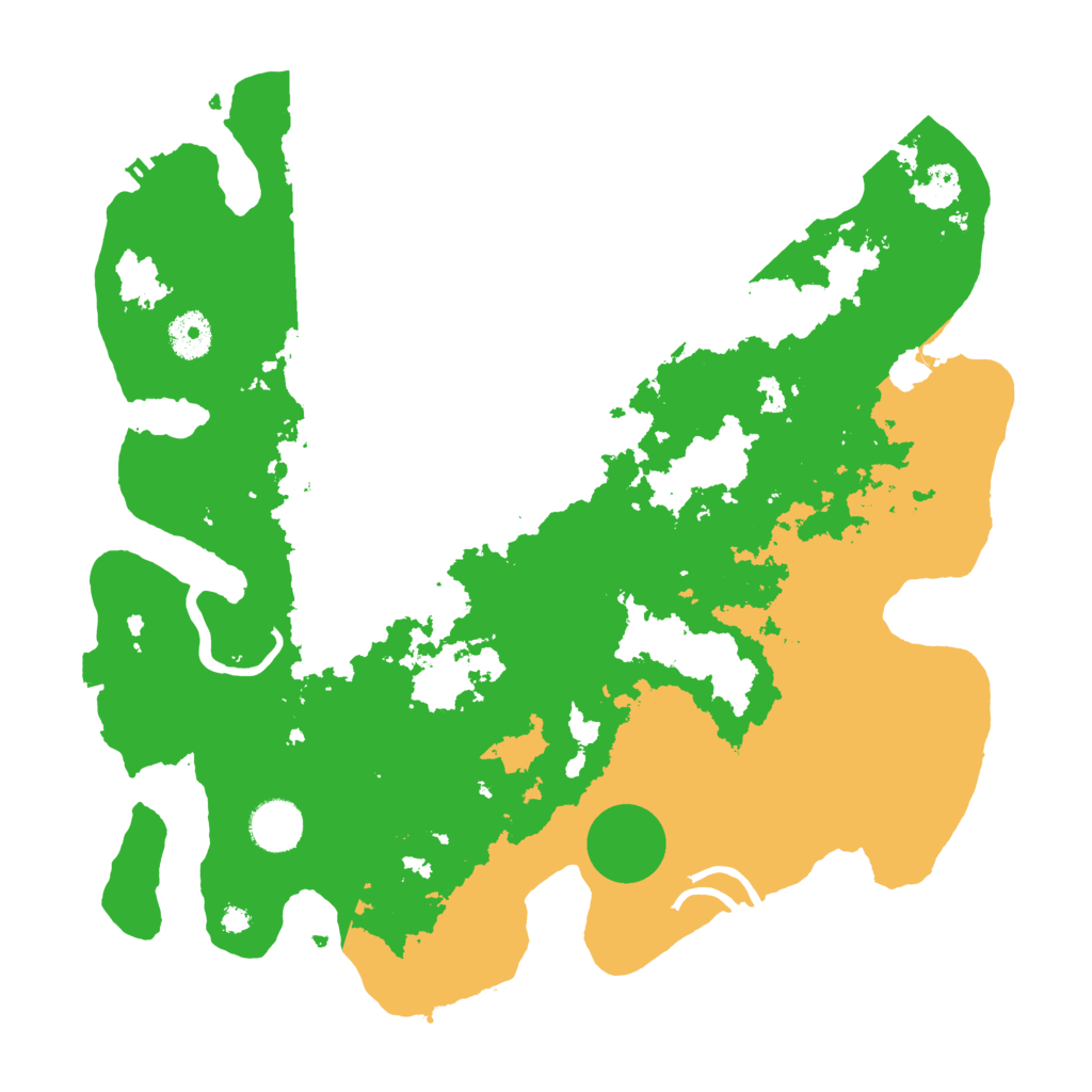 Biome Rust Map: Procedural Map, Size: 3650, Seed: 76434724