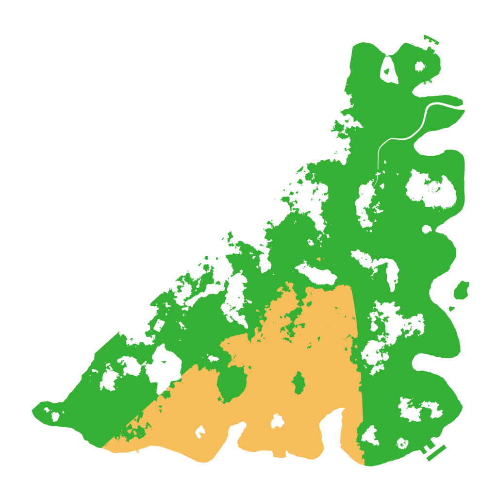 Biome Rust Map: Procedural Map, Size: 4500, Seed: 259