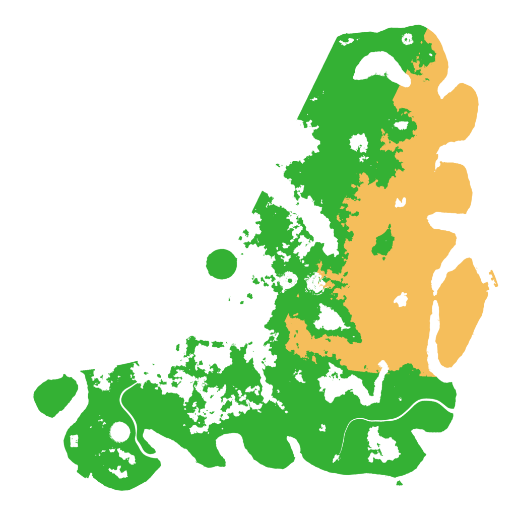 Biome Rust Map: Procedural Map, Size: 4500, Seed: 1703610908