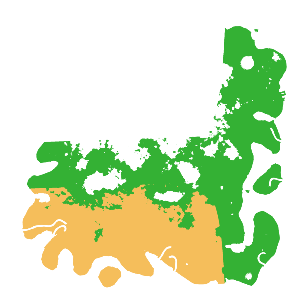 Biome Rust Map: Procedural Map, Size: 4100, Seed: 25455866