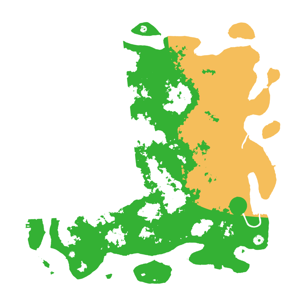 Biome Rust Map: Procedural Map, Size: 4500, Seed: 466682700