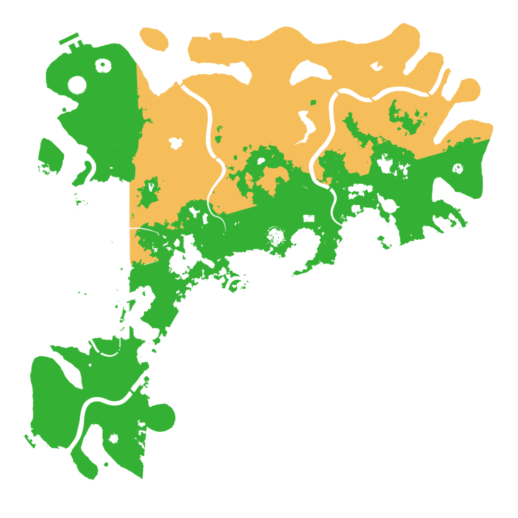 Biome Rust Map: Procedural Map, Size: 5000, Seed: 1599386458