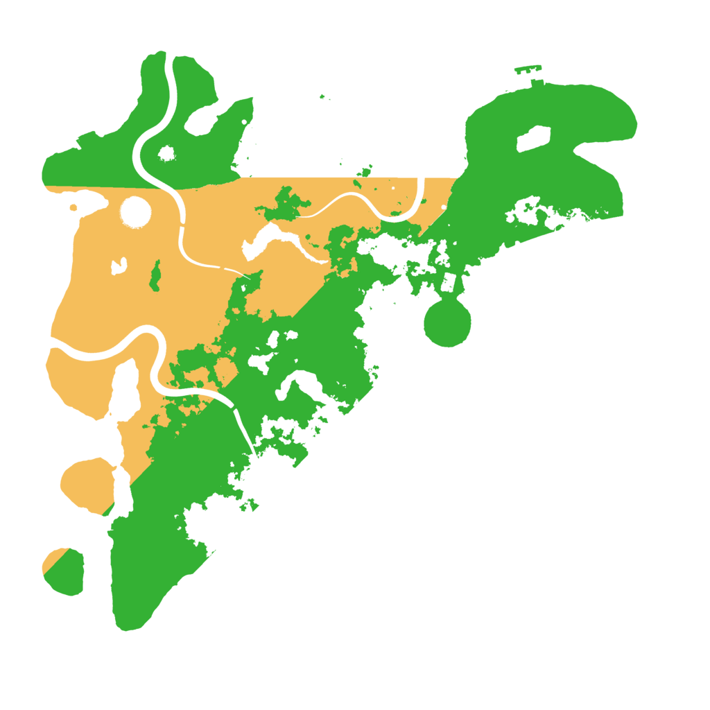 Biome Rust Map: Procedural Map, Size: 4000, Seed: 7211977