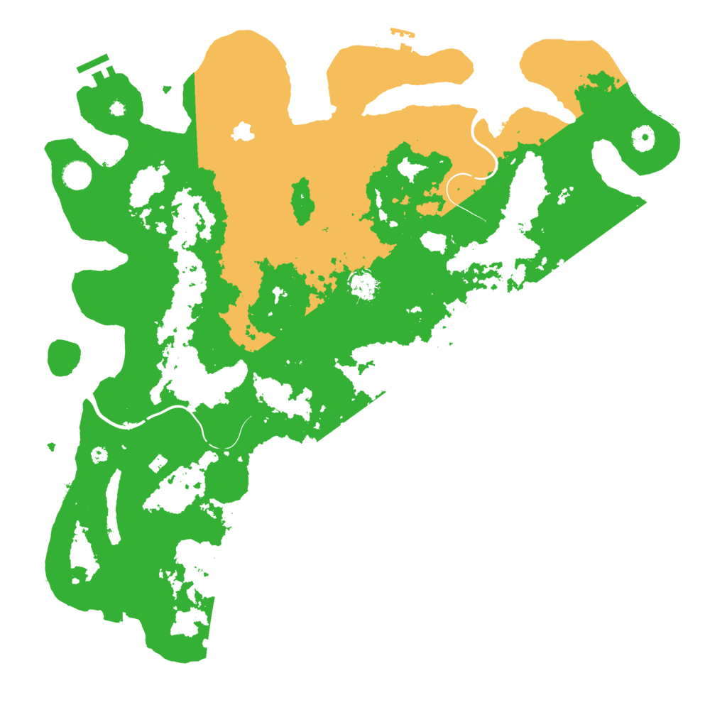 Biome Rust Map: Procedural Map, Size: 4400, Seed: 16451827