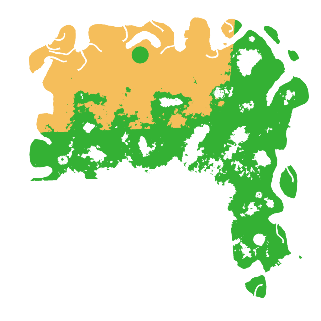 Biome Rust Map: Procedural Map, Size: 5000, Seed: 100250