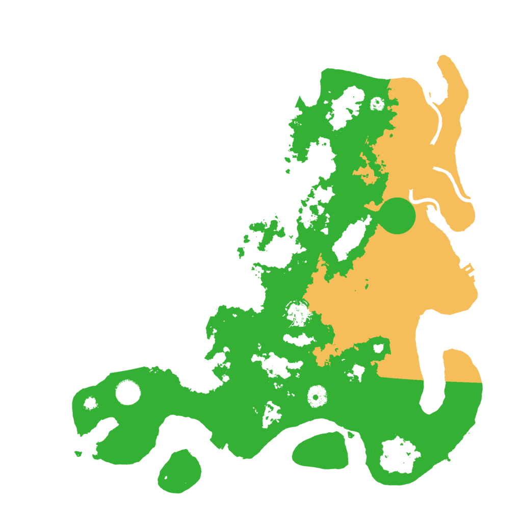 Biome Rust Map: Procedural Map, Size: 3750, Seed: 13422