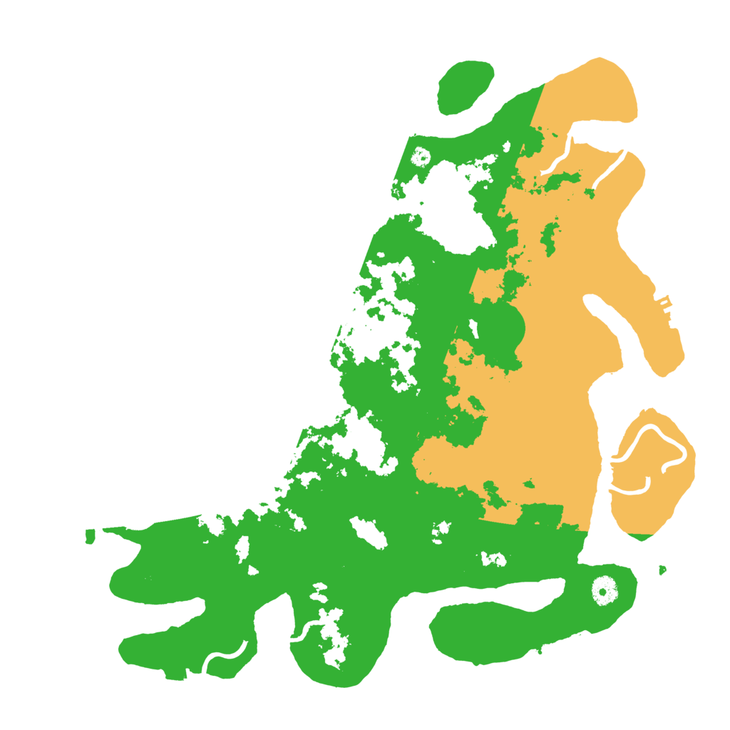 Biome Rust Map: Procedural Map, Size: 4000, Seed: 2387948