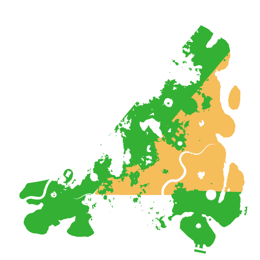 Biome Rust Map: Procedural Map, Size: 4500, Seed: 774548